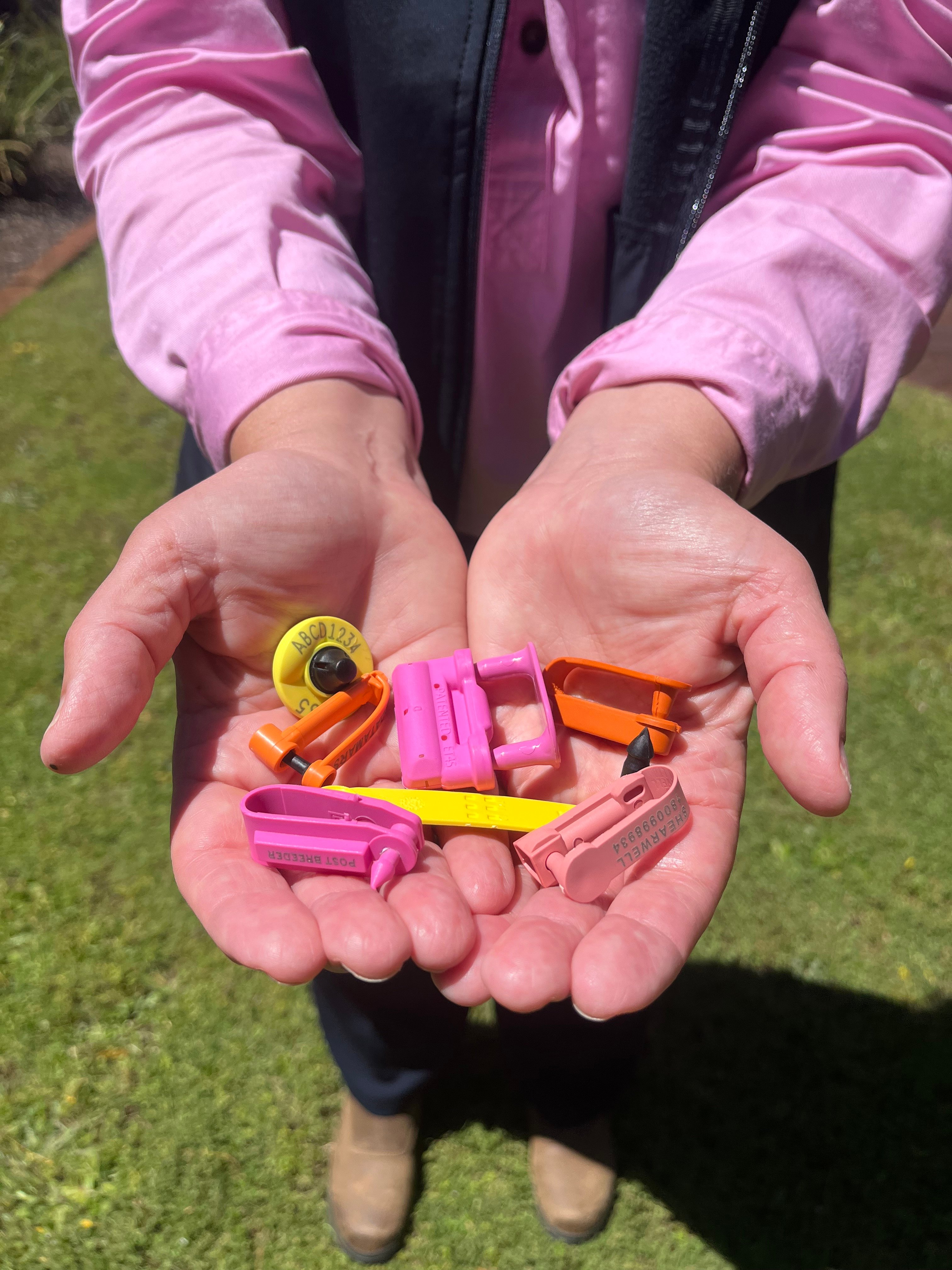 various electronic devices in hands