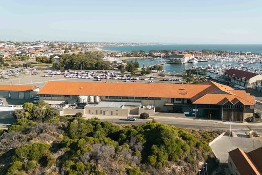 Aerial view of DPIRD’s Hillary’s office