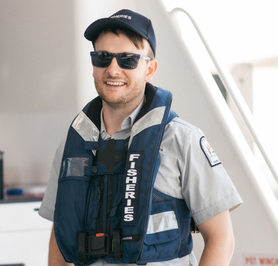 Portrait Fisheries Marine Officer