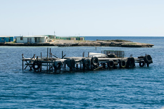 Jetty at Southern Group Houtman Abrolhos Islands
