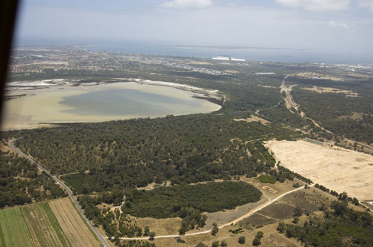 Aerial view of Peel catchment